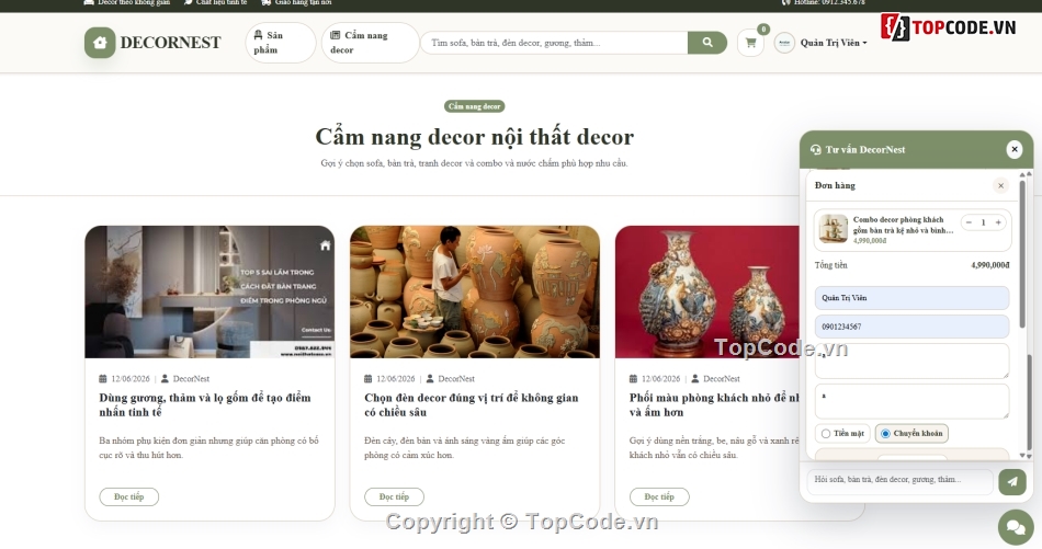 nội thất,Web bán nội hất,decor